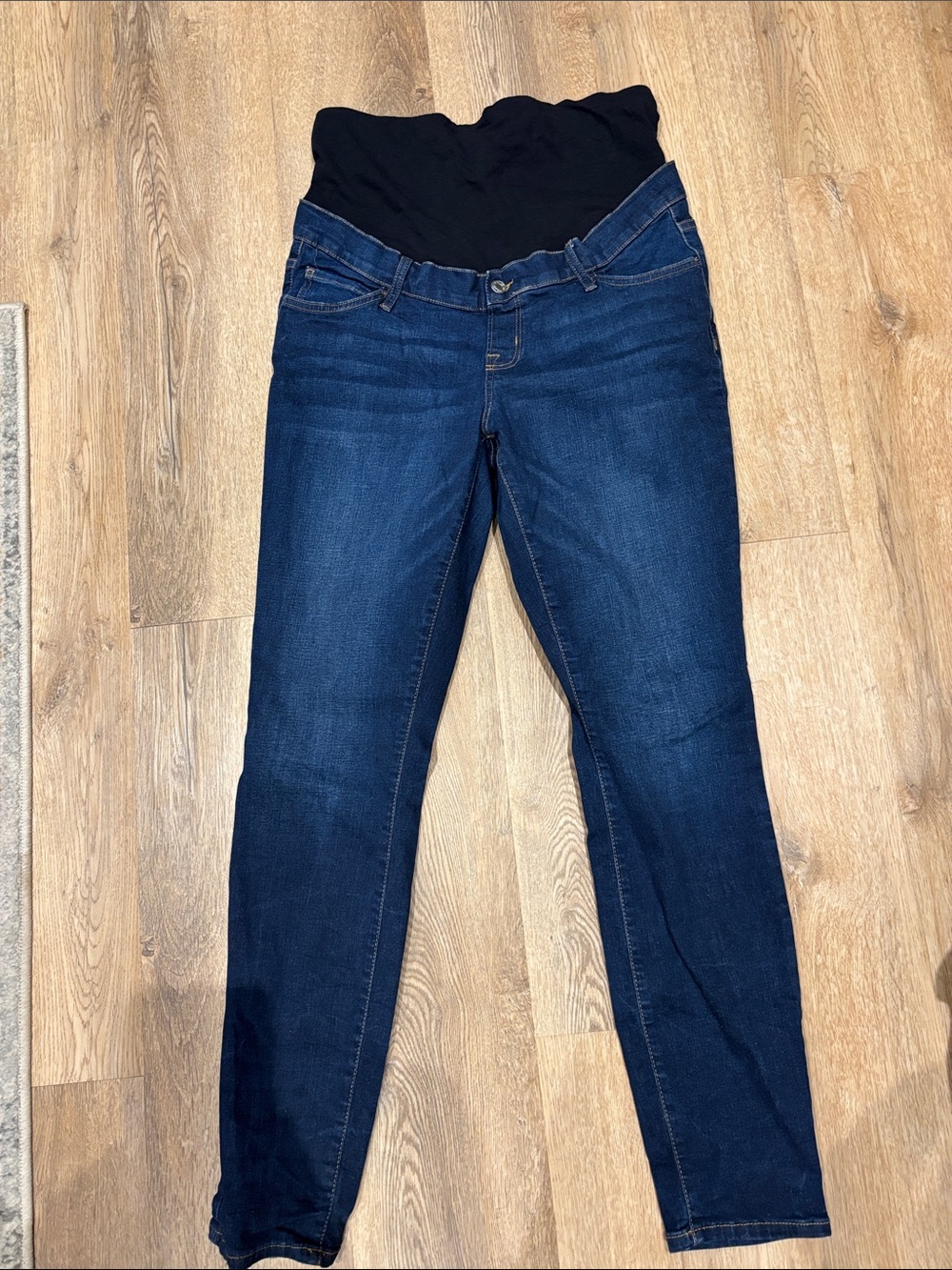 LONG Length Maternity-GAP Dark Blue Skinny